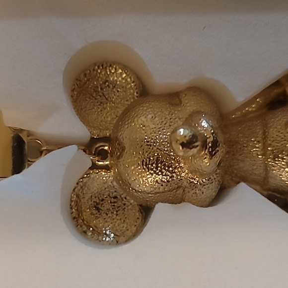 NEW Baublebar Disney MICKEY MOUSE Gold Bag Charm Keychain - Picture 2 of 7